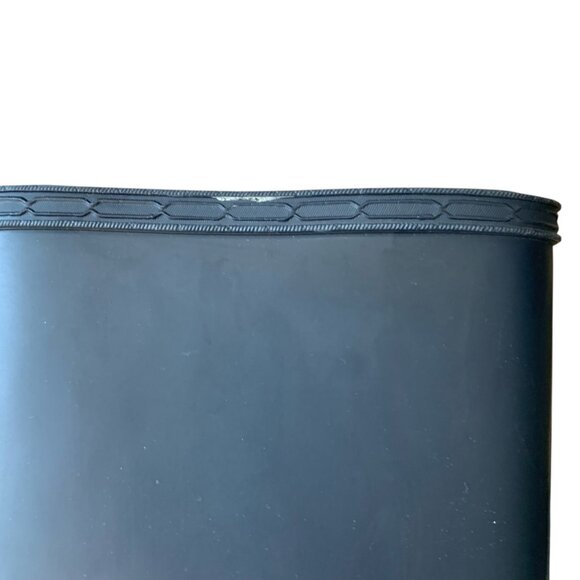 Hunter Womens Matte Navy Blue Size 8 Original Tall Rubber Rain Boots Waterproof - Picture 15 of 16